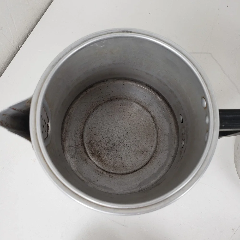 Vintage Drip-O-lator 6 Cup Aluminum Coffee Maker Enterprise Aluminum Co Stovetop